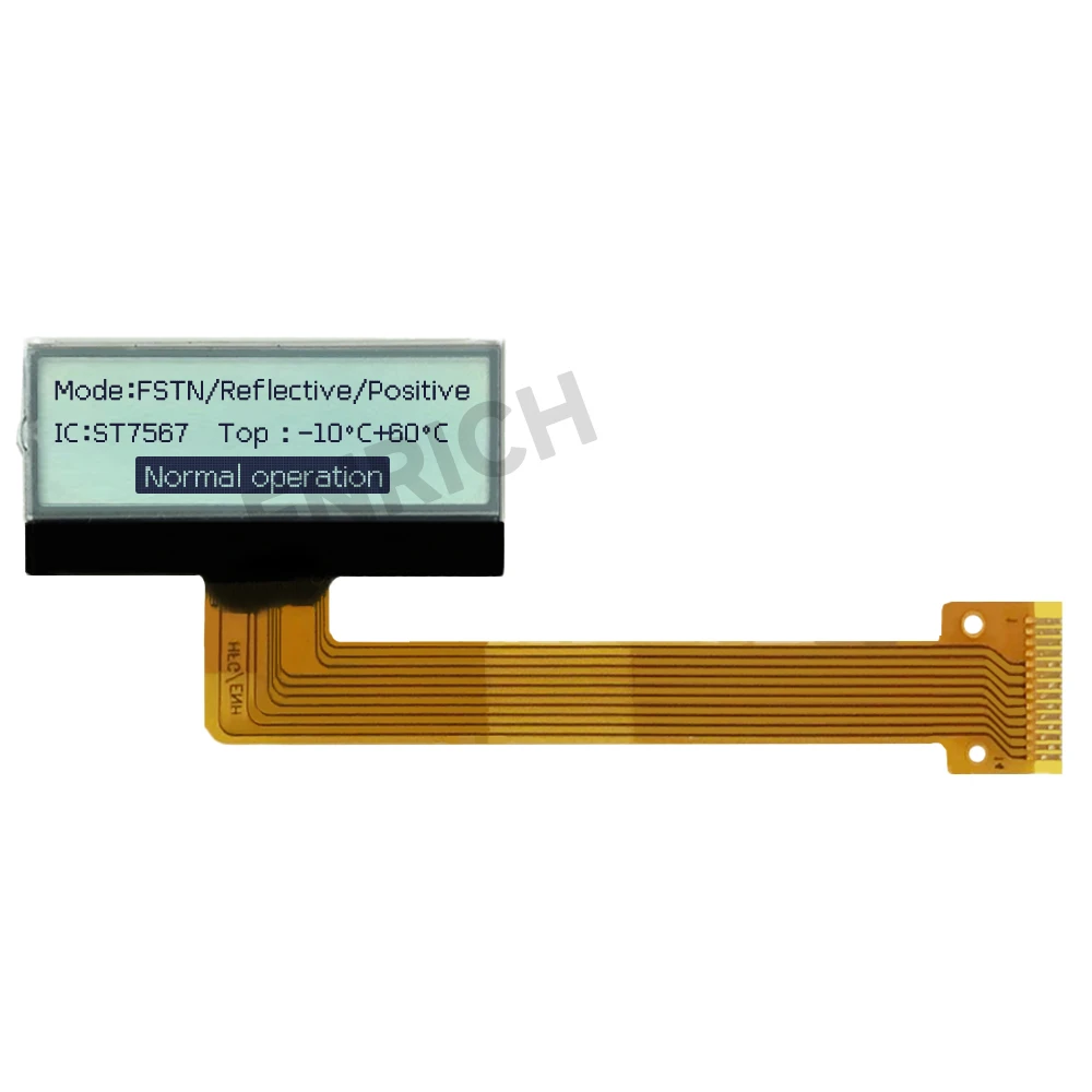 132x32 1,3 tums grafisk monokrom LCD-skärm