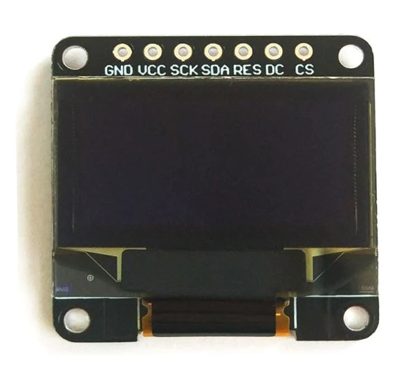 Liten storlek OLED  128 x64 0. 96  Inch  7  PIN OLED-skärm Grafisk monokrom OLED-displaymodul